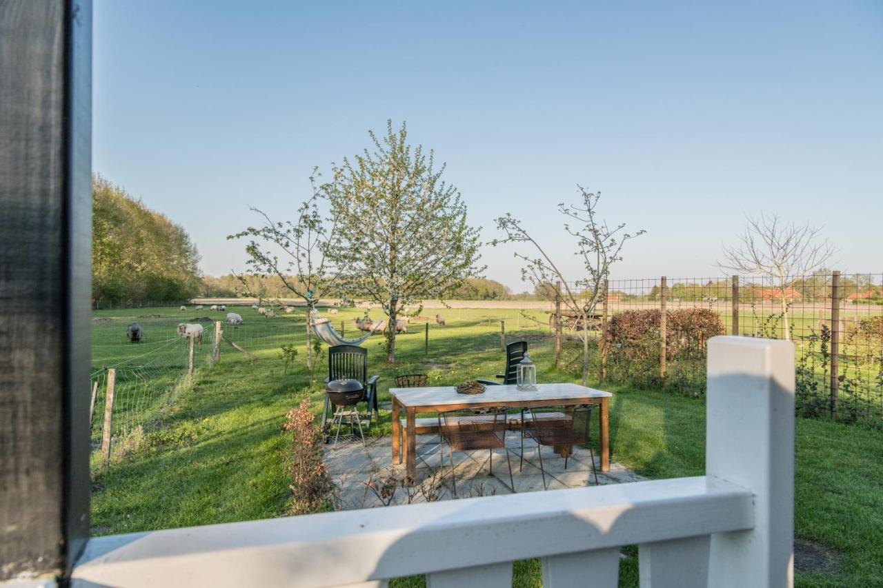 Pipowagen Elsebein Groningen Westerwolde Unieke Ligging Met Eigen Tuin En Vrij Uitzicht Over Veld Naar Natuurgebied Onstwedde 외부 사진